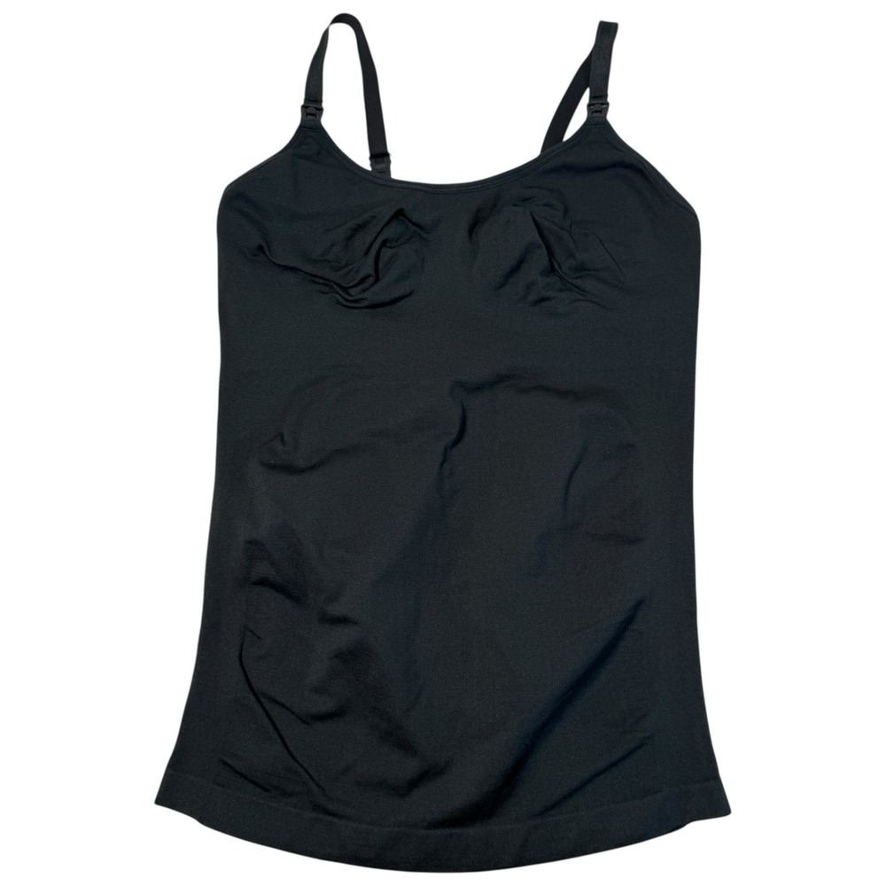 Cake Lingerie Maternity Nursing Tank Top M‎ Black Convertible Camisole Style